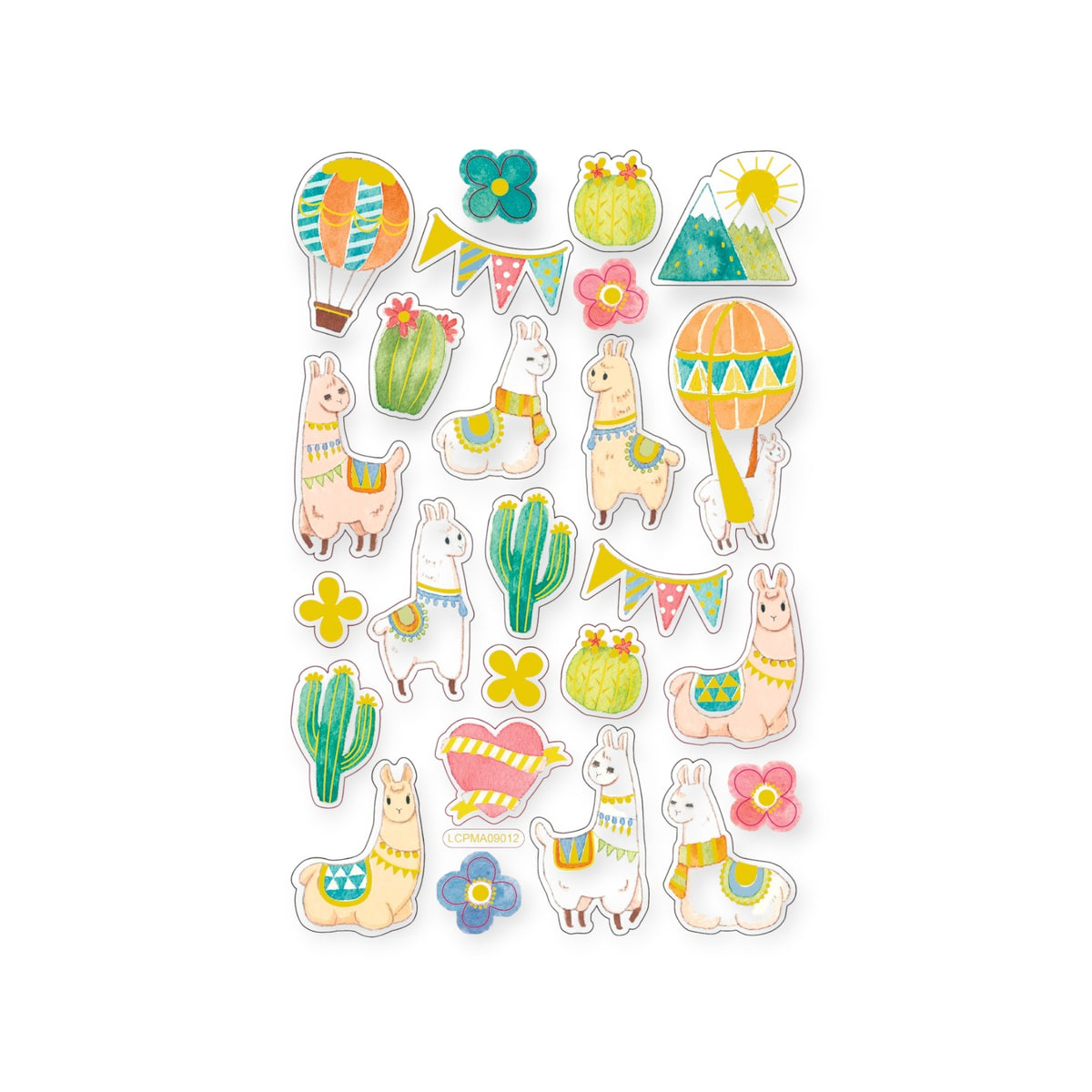 FOLIA Epoxy-Sticker 10x15cm Alpaca