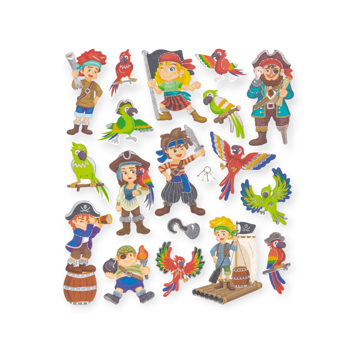 FOLIA Charming-Sticker Piraten