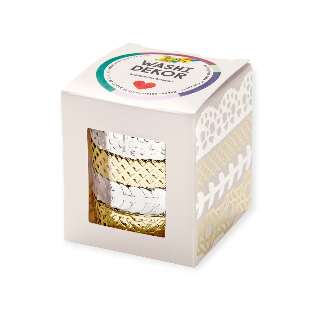 Washi Tape Set silber/gold
