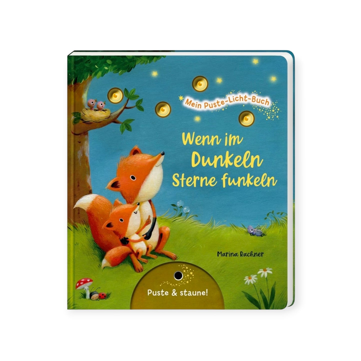 Mein Puste-Licht-Buch: Wenn im Dunkeln Sterne funkeln