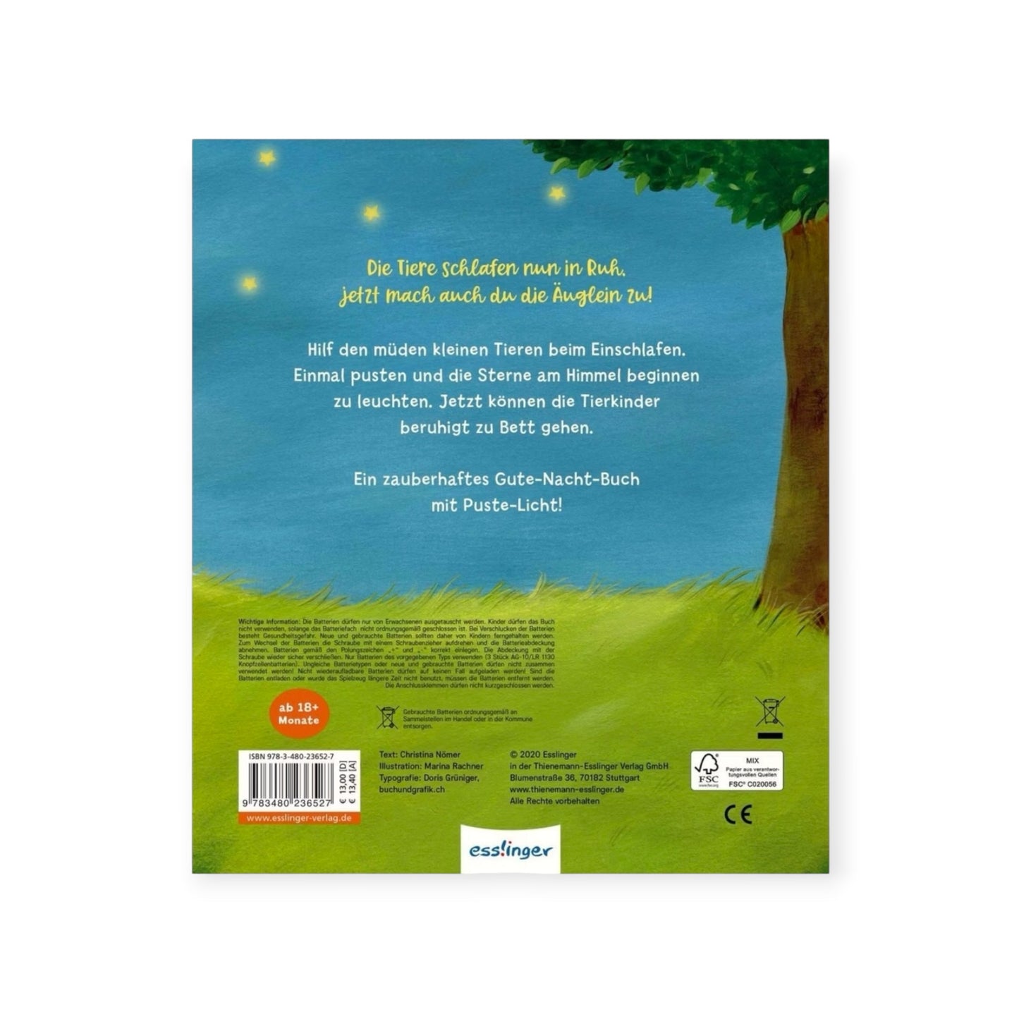 Mein Puste-Licht-Buch: Wenn im Dunkeln Sterne funkeln