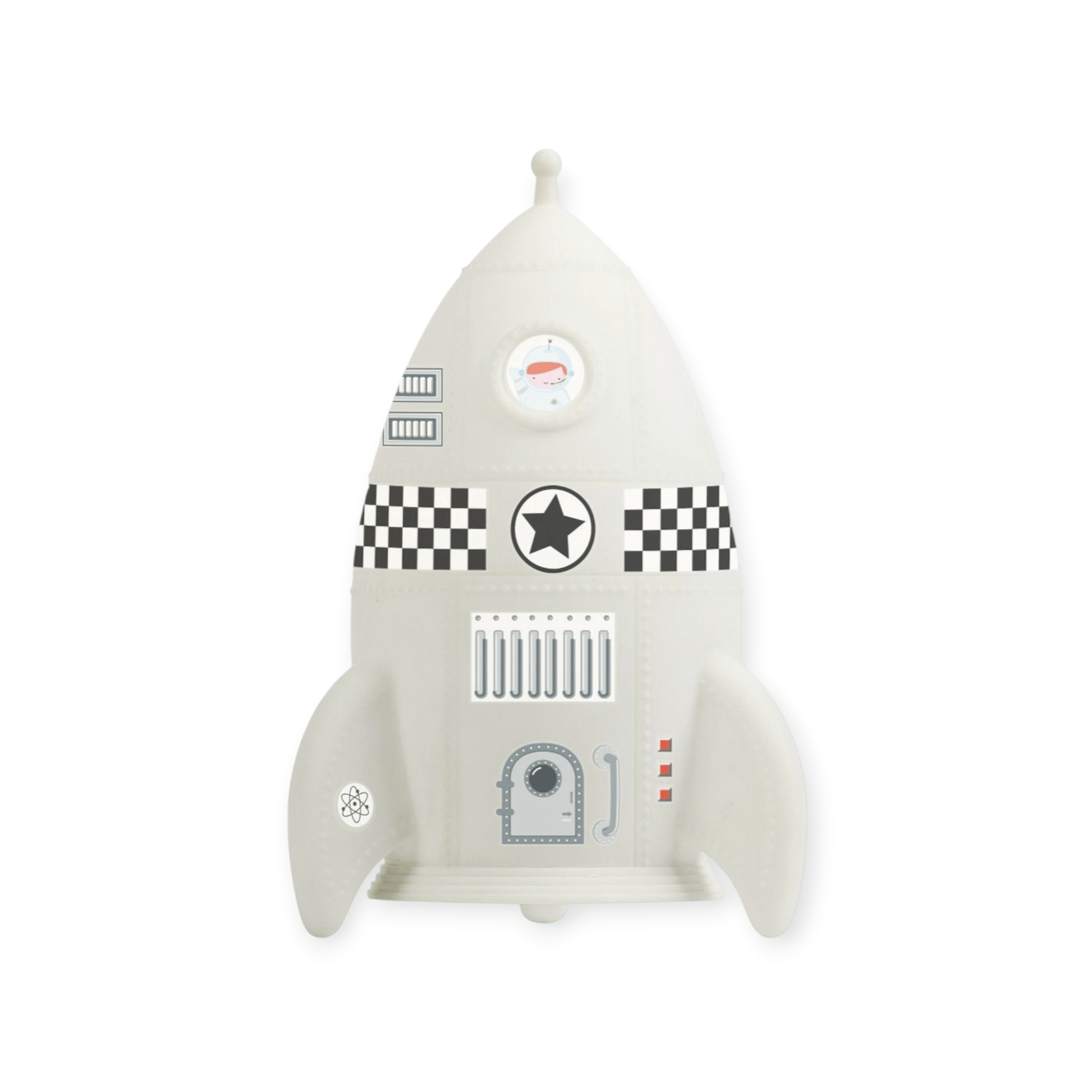 ALLC Nachtlicht mit Sticker "Rakete" - Siliblu Boutique & Atelier