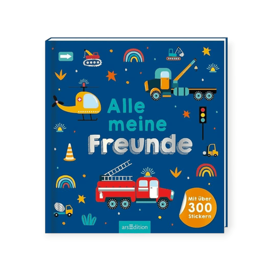 Alle meine Freunde - Fahrzeuge (Mit über 300 Stickern) - Siliblu Boutique & Atelier
