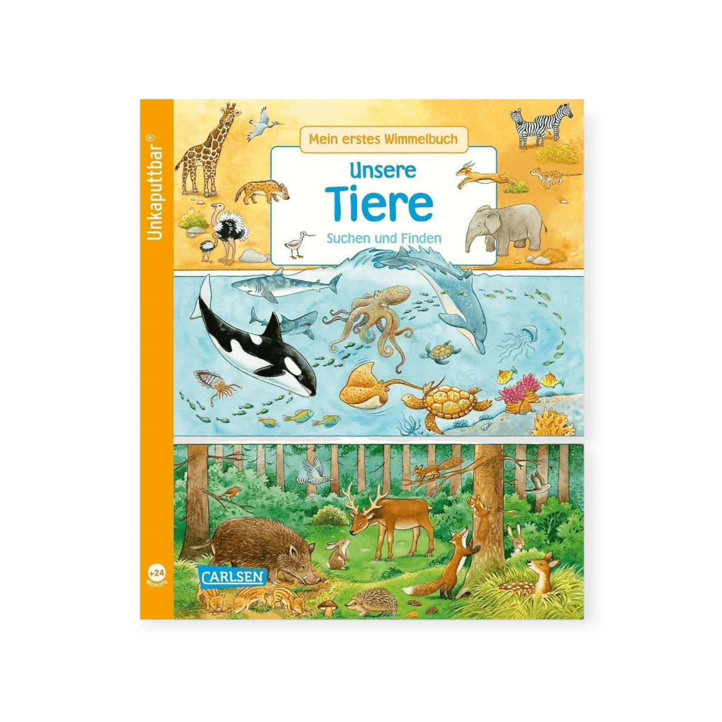 Baby Pixi: Mein erstes Wimmelbuch "Unsere Tiere" - Siliblu Boutique & Atelier