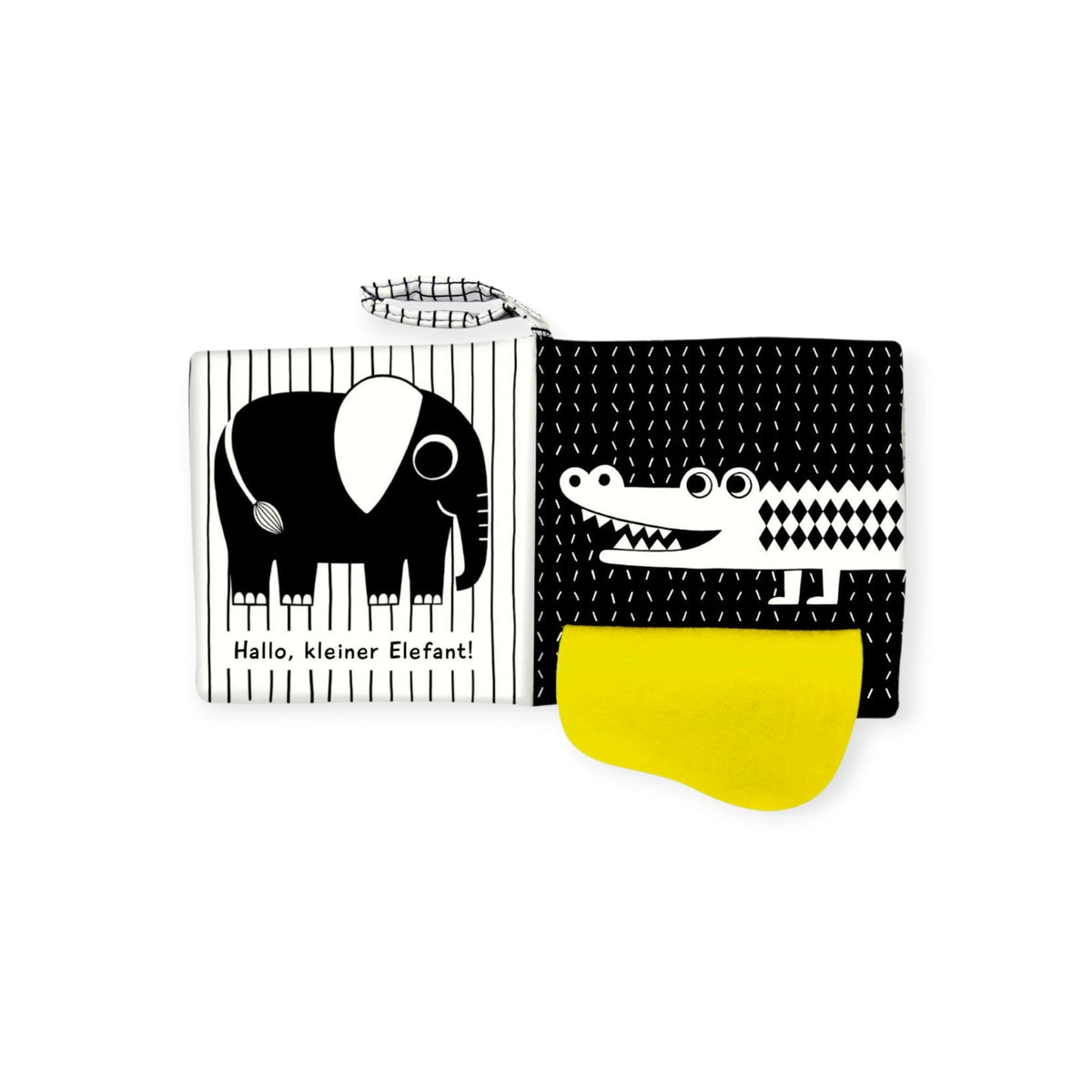 Babys kuschelweiches Kontrastbuch (Stoffbuch): Löwe - Siliblu Boutique & Atelier