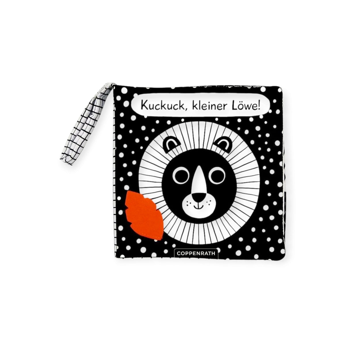 Babys kuschelweiches Kontrastbuch (Stoffbuch): Löwe - Siliblu Boutique & Atelier