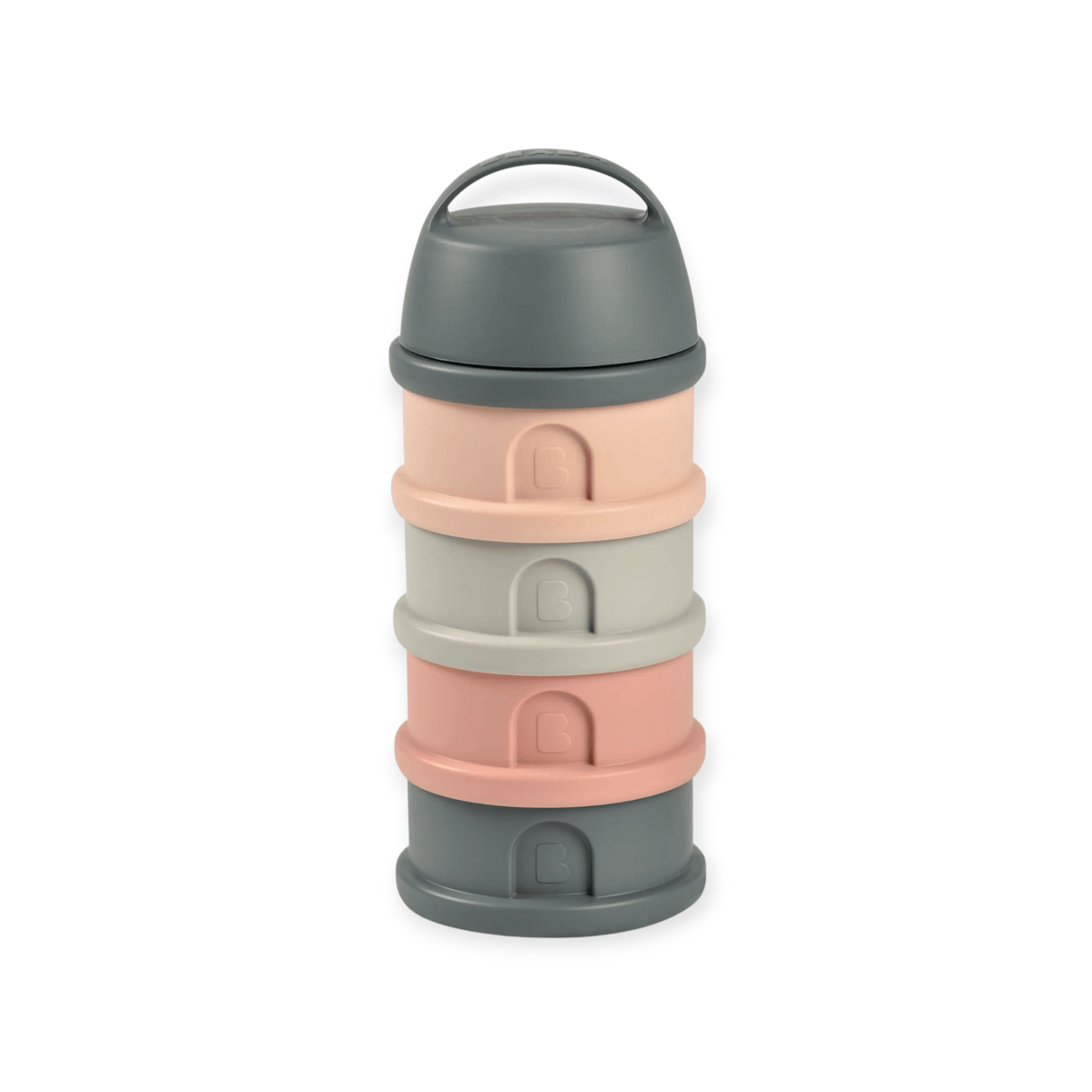 Béaba Milchpulver - Portionierer Grau/Pink - Siliblu Boutique &amp; Atelier