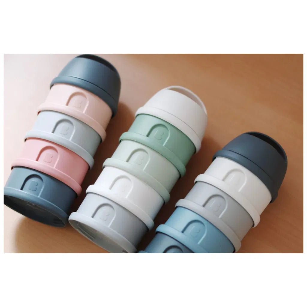 Béaba Milchpulver - Portionierer Grau/Pink - Siliblu Boutique &amp; Atelier
