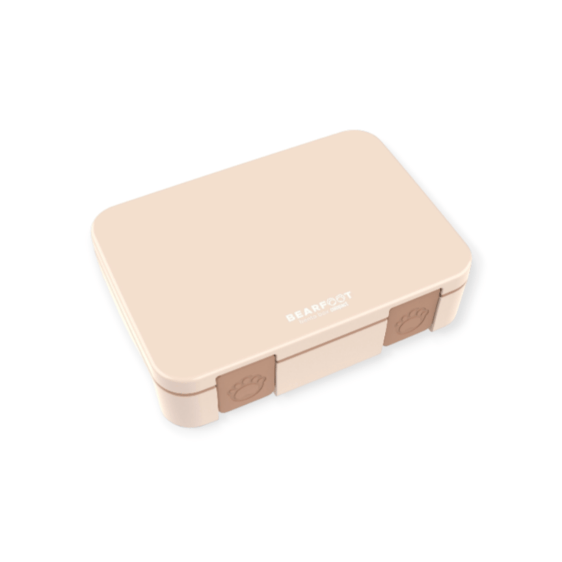 BEARFOOT Brotdose mit Fächern - braun, 950 ml - Siliblu Boutique & Atelier