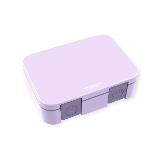 BEARFOOT Brotdose mit Fächern - lila, 650ml - Siliblu Boutique & Atelier