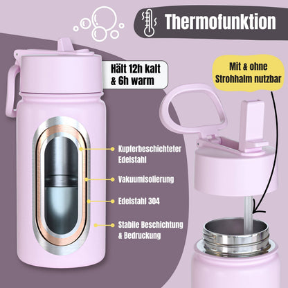 BEARFOOT Thermosflasche 400ml - Lama - Siliblu Boutique &amp; Atelier