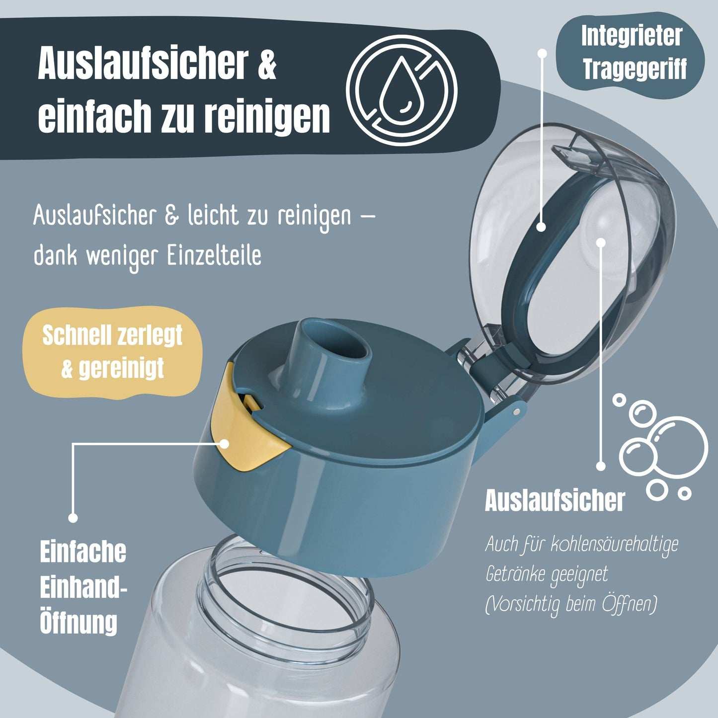 Bearfoot Trinkflasche 450ml - Bagger & Affe - Siliblu Boutique & Atelier