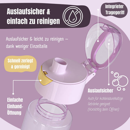 Bearfoot Trinkflasche 450ml - Einhorn - Siliblu Boutique &amp; Atelier