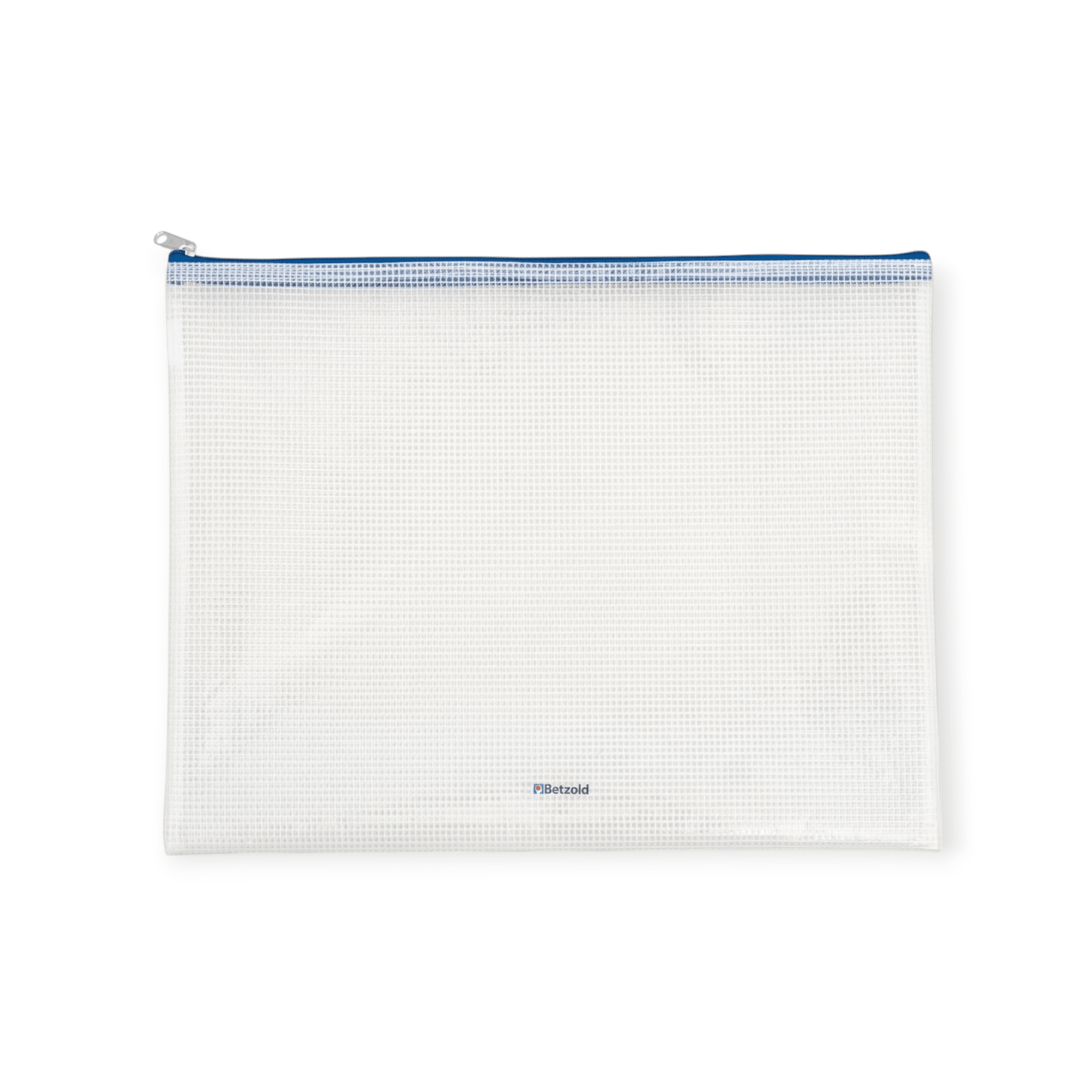 Betzold Reissverschlussbeutel, ohne PVC, 5 Stück, A4, transparent *Blau* - Siliblu Boutique & Atelier