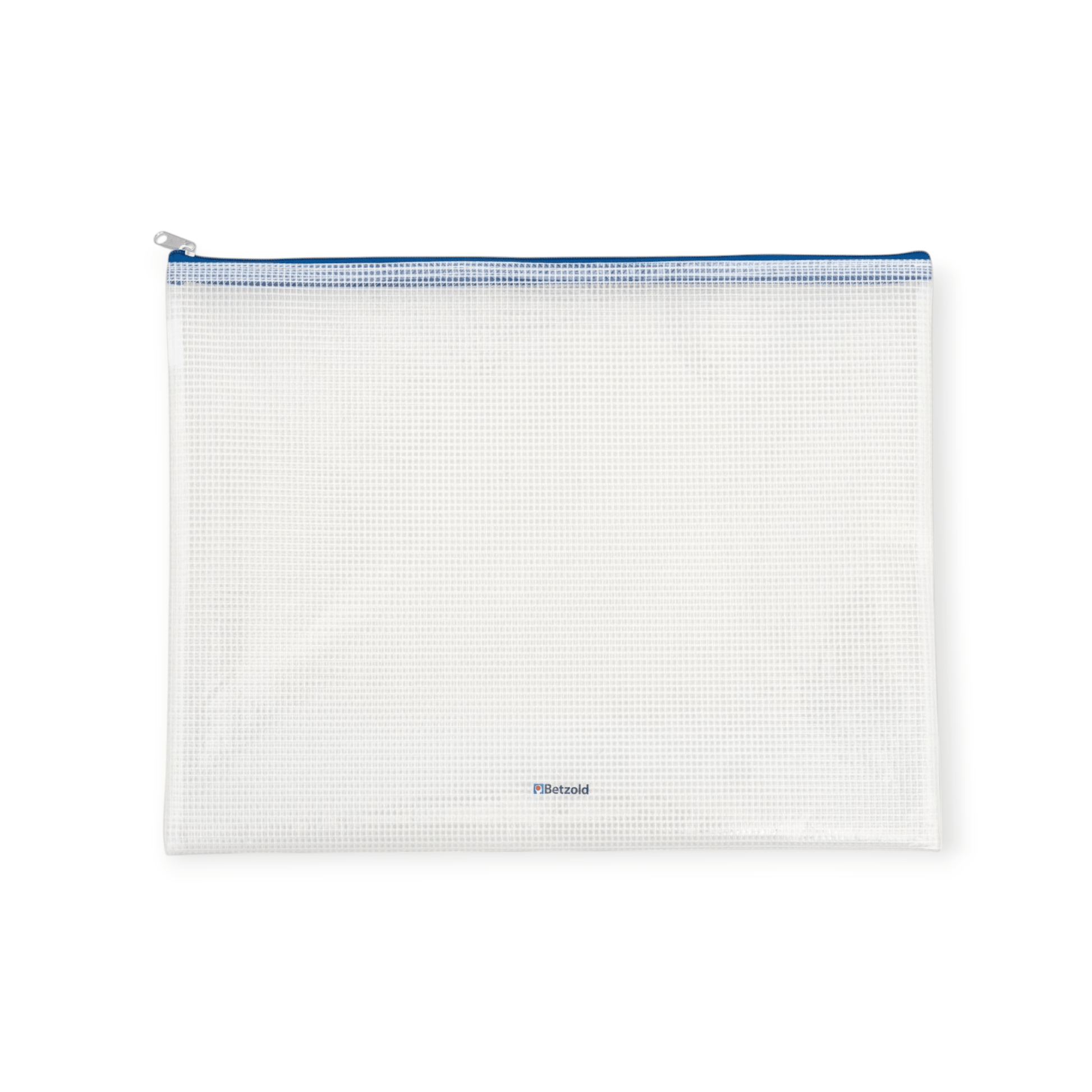 Betzold Reissverschlussbeutel, ohne PVC, 5 Stück, A4, transparent *Blau* - Siliblu Boutique & Atelier
