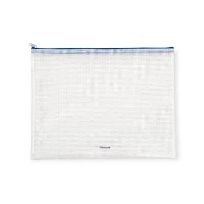 Betzold Reissverschlussbeutel, ohne PVC, 5 Stück, A4, transparent *Blau* - Siliblu Boutique &amp; Atelier
