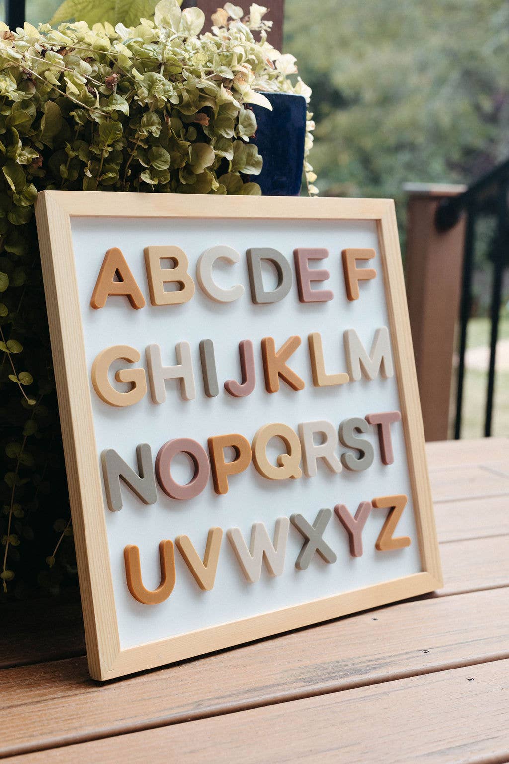 Brooklyn Neutral Silikon - Alphabet - Magnete, 26 - teiliges Set - Siliblu Boutique & Atelier
