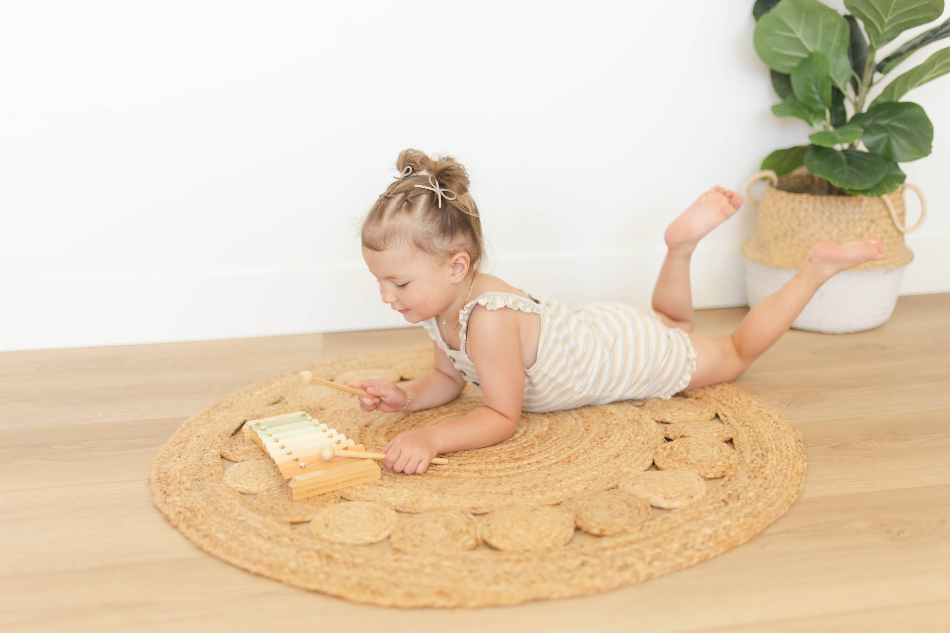 Brooklyn Neutral Xylophon - Spielzeug - Siliblu Boutique & Atelier