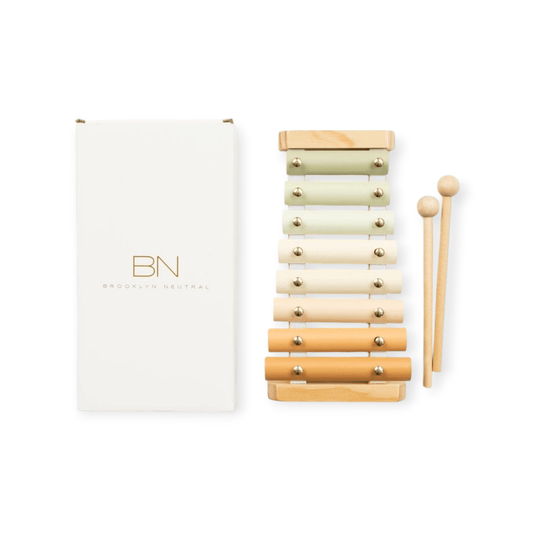 Brooklyn Neutral Xylophon - Spielzeug - Siliblu Boutique & Atelier