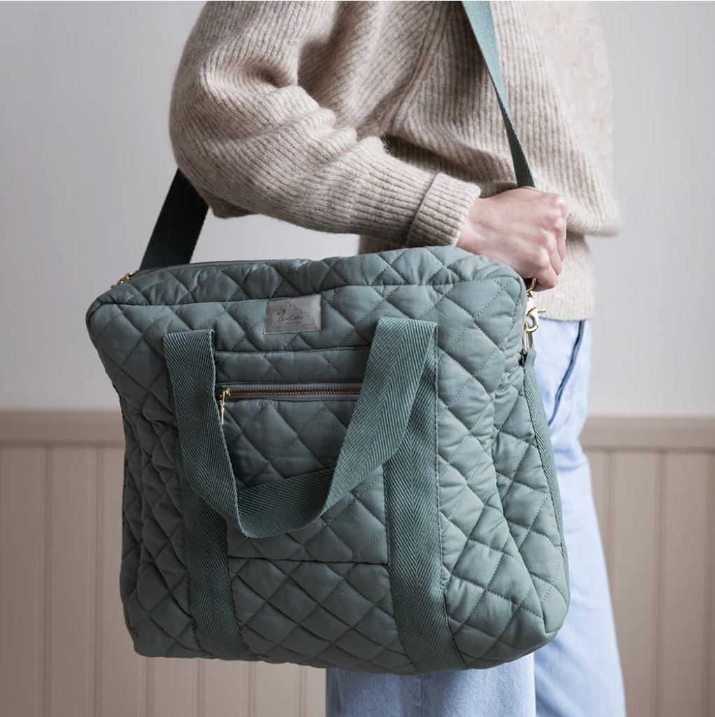 Cam Cam Copenhagen Wickeltasche "Ivy Green" - Siliblu Boutique & Atelier