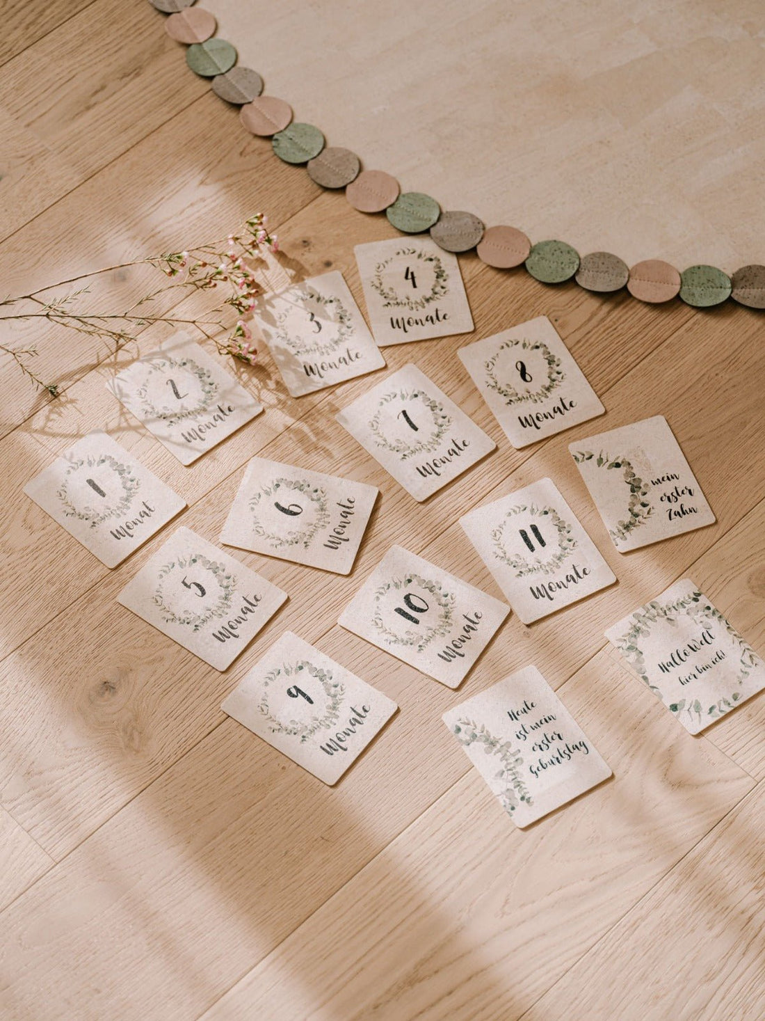 CLARISSAKORK Baby - Meilensteinkarten Lou - Siliblu Boutique &amp; Atelier