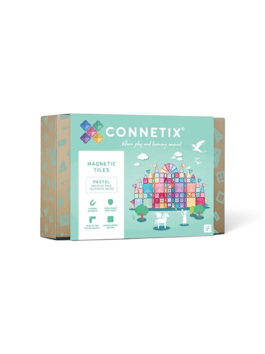 Connetix Magnetbausteine Pastel Creative Pack 120 Teile - Siliblu Boutique & Atelier
