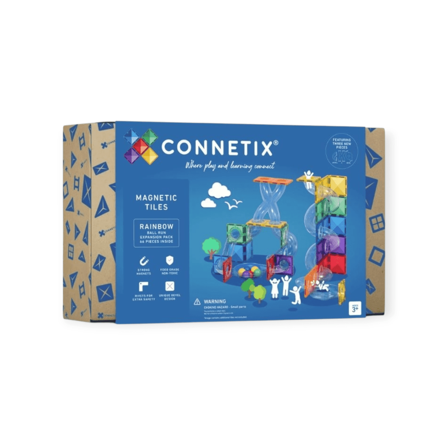 Connetix Magnetbausteine Rainbow Ball Run Expansion Pack 66 Teile - Siliblu Boutique & Atelier