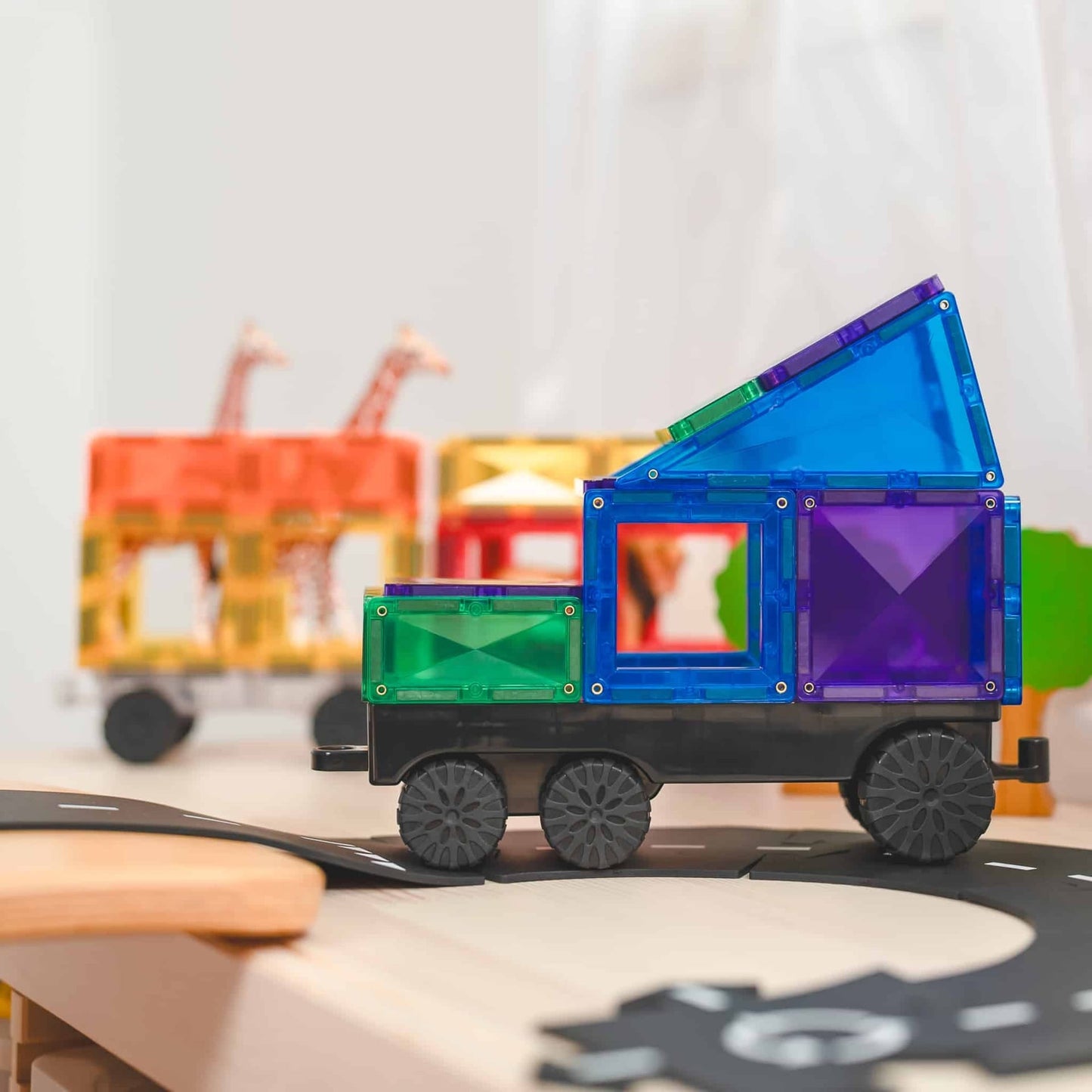 Connetix Magnetbausteine Rainbow Transport Pack 50 Teile - Siliblu Boutique & Atelier