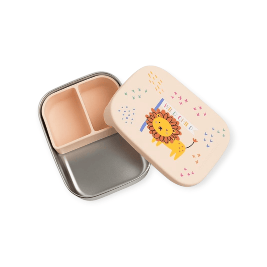 Cotton Cloud Lunchbox Edelstahl *Wild Child* - Siliblu Boutique & Atelier