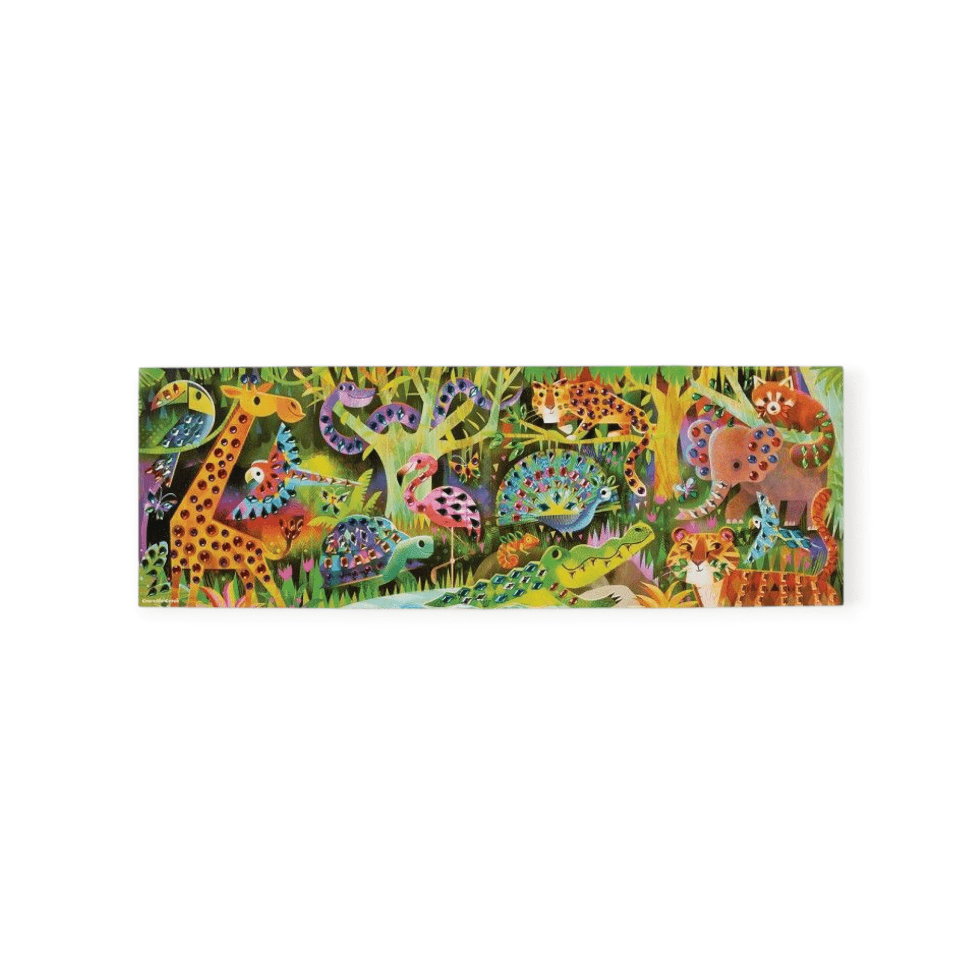Crocodile Creek Juwelen Art Poster Dschungel Paradise - Siliblu Boutique & Atelier