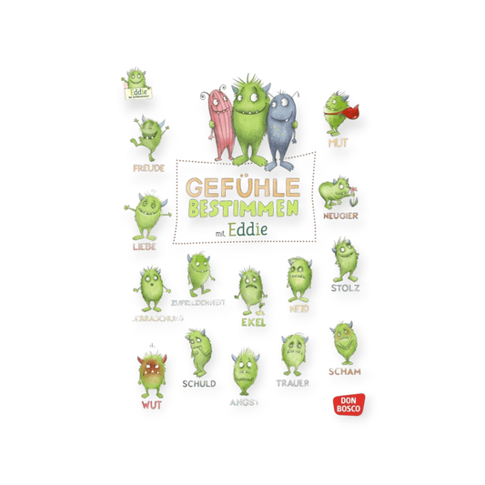 Das grosse Gefühle - Bestimmungsposter mit Eddie, dem Gefühlemonster - Siliblu Boutique & Atelier