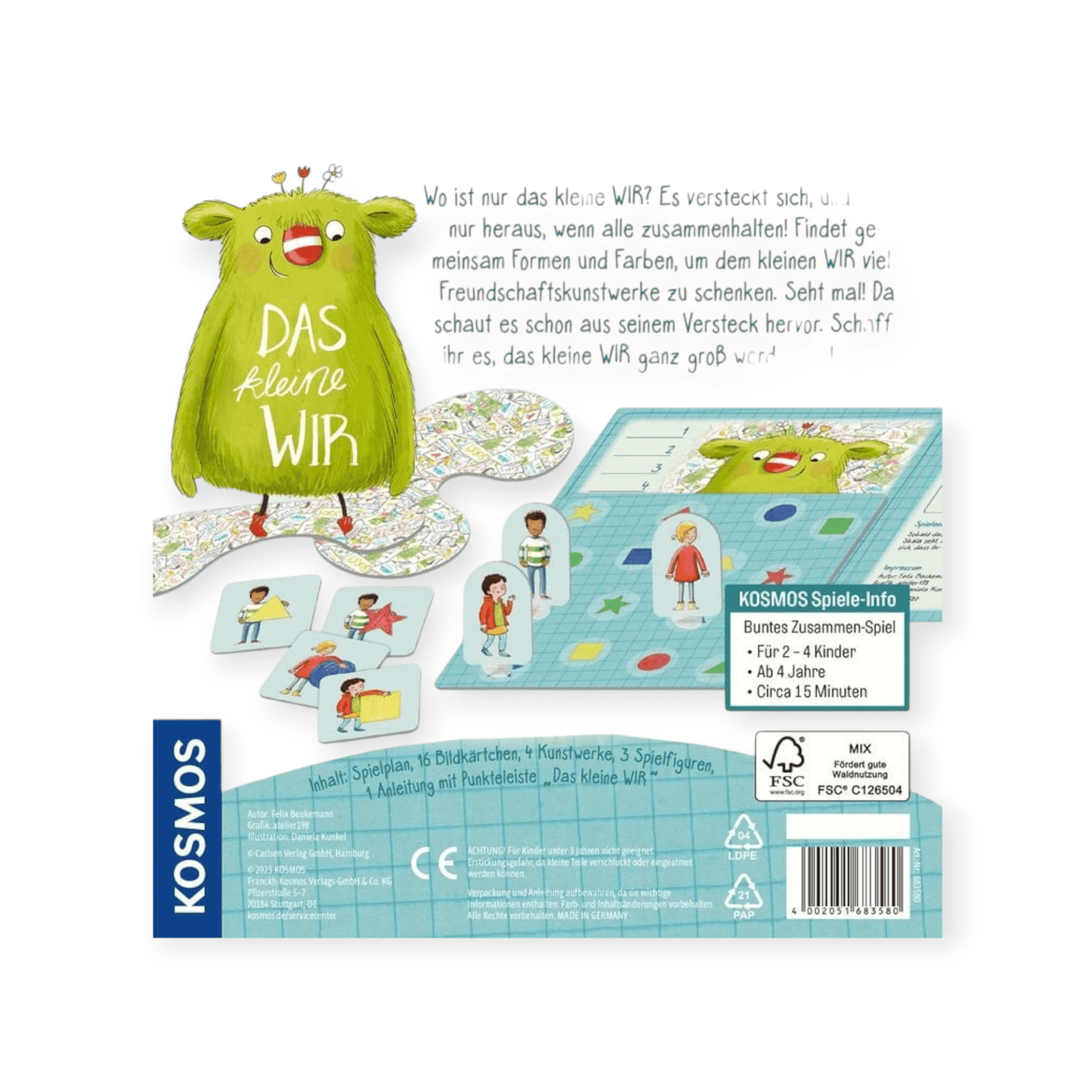 Das kleine WIR - Ein buntes Zusammen - Spiel - Siliblu Boutique & Atelier