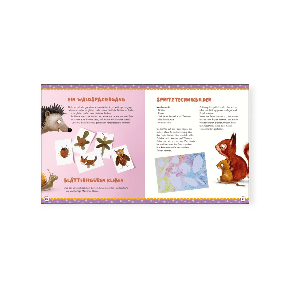 Der kleine Siebenschläfer: Das machen wir im Herbst! - Siliblu Boutique &amp; Atelier