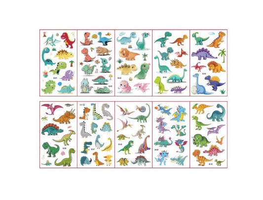 Dinosaurier Tattoos Kinder - Siliblu Boutique & Atelier