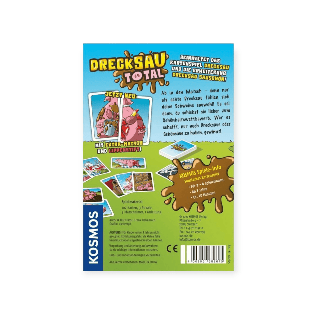 Drecksau total - Kartenspiel - Siliblu Boutique &amp; Atelier