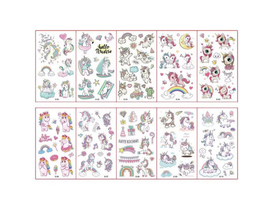 Einhorn Tattoos Kinder - Siliblu Boutique & Atelier