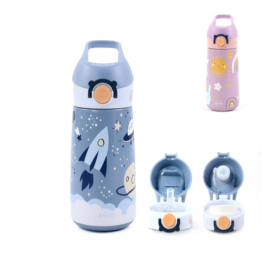 JENARD Trinkflasche Edelstahl - Weltall
