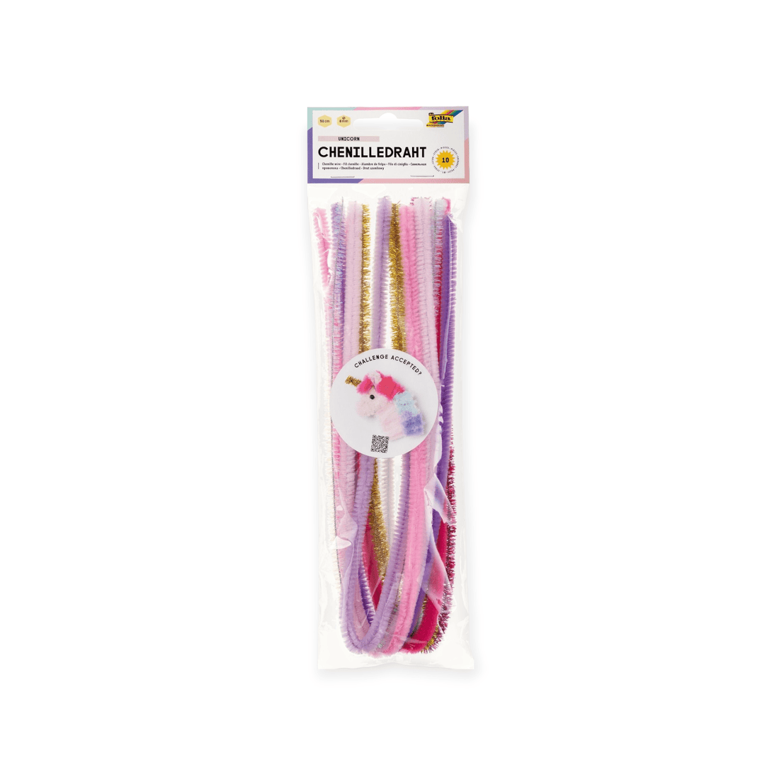 FOLIA Chenilledraht Unicorn, 10 Stk. - Siliblu Boutique &amp; Atelier