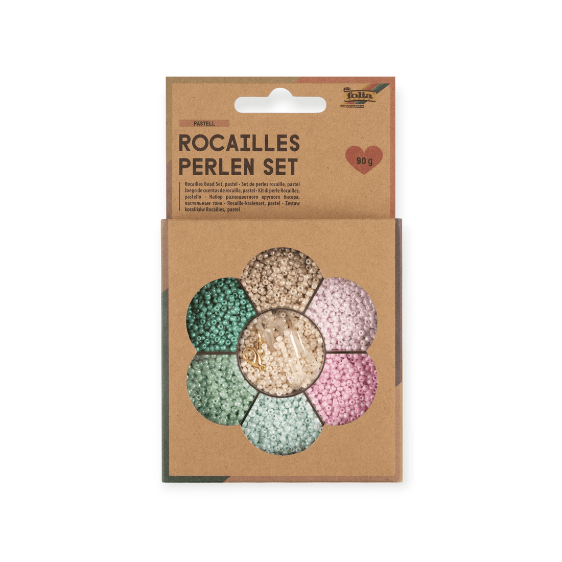 FOLIA Rocailles - Perlen - Set Pastell - Siliblu Boutique &amp; Atelier