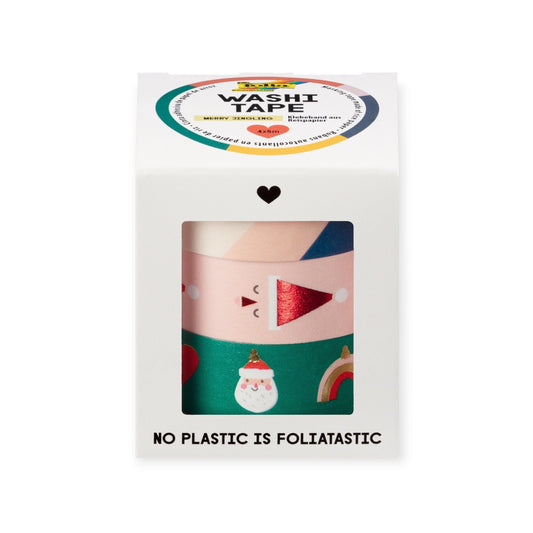 FOLIA Washi Tape Set Merry Jingling - Siliblu Boutique & Atelier