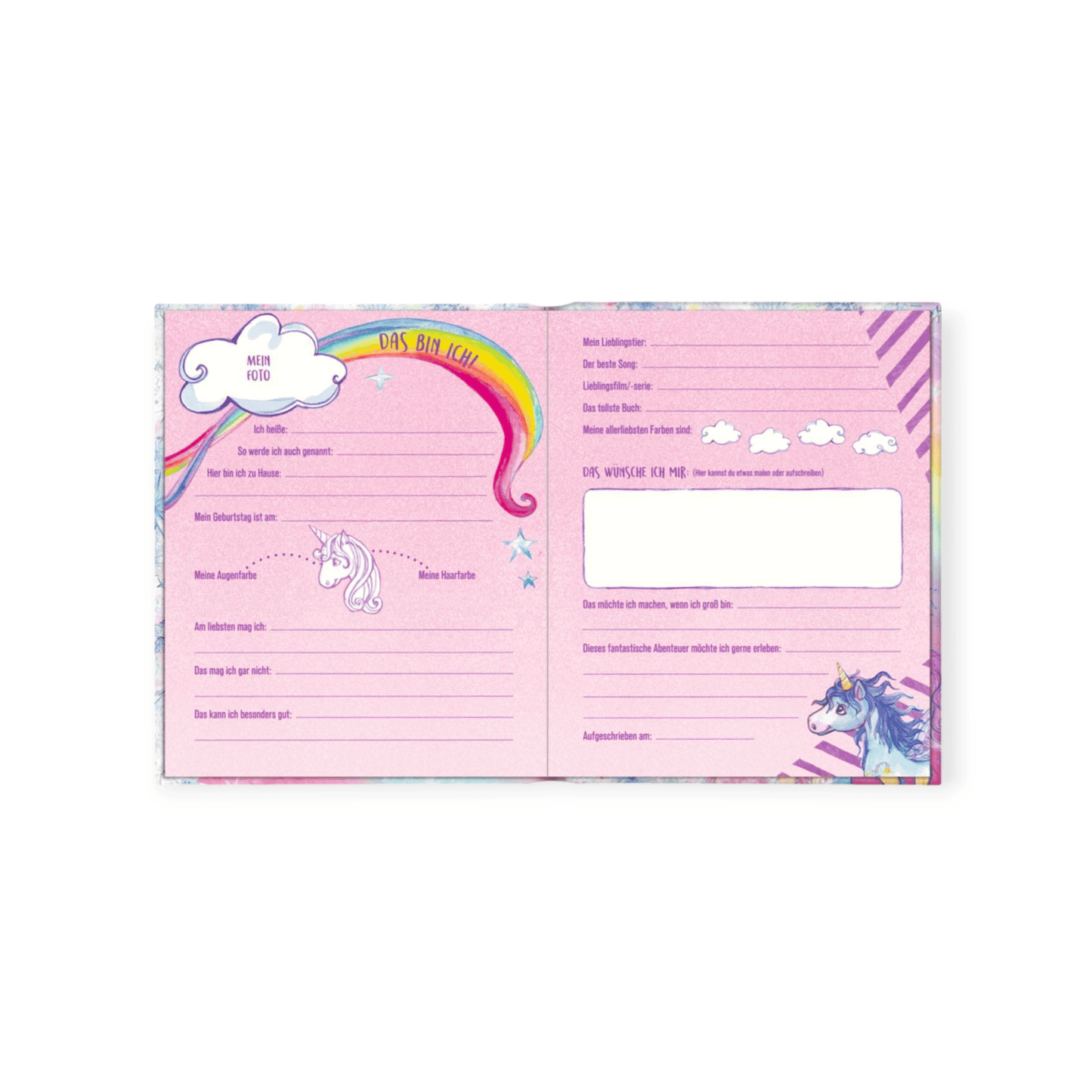Freundebuch - Einhorn - Paradies - Meine Freunde - Siliblu Boutique & Atelier