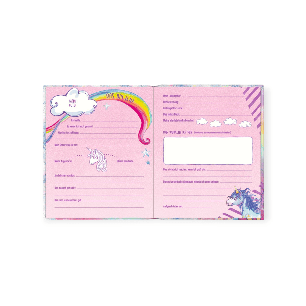 Freundebuch - Einhorn - Paradies - Meine Freunde - Siliblu Boutique &amp; Atelier