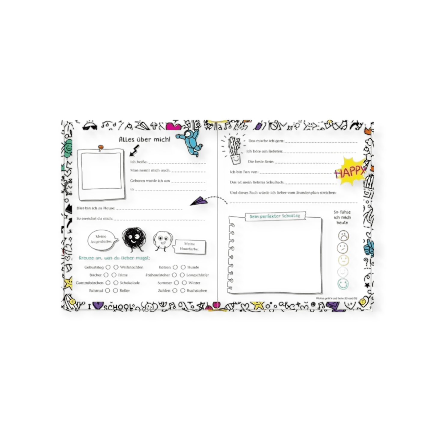 Freundebuch - Meine Schulfreunde - Siliblu Boutique & Atelier