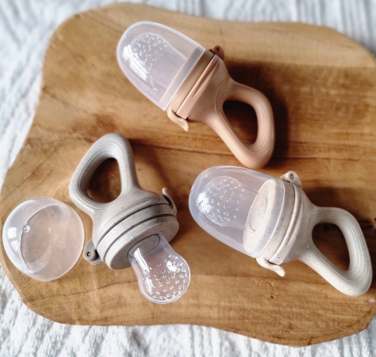 Fruchtnuckel mit Sandpunktmuster - Siliblu Boutique & Atelier