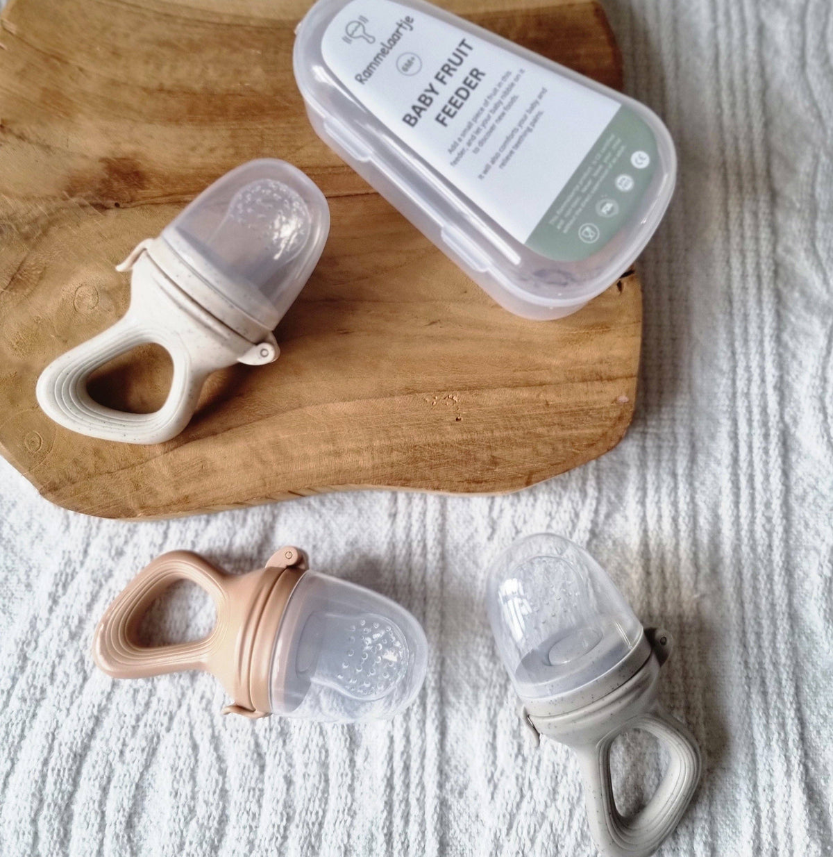 Fruchtnuckel mit Sandpunktmuster - Siliblu Boutique &amp; Atelier