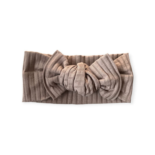 Headband RIB Taupe - Siliblu Boutique & Atelier