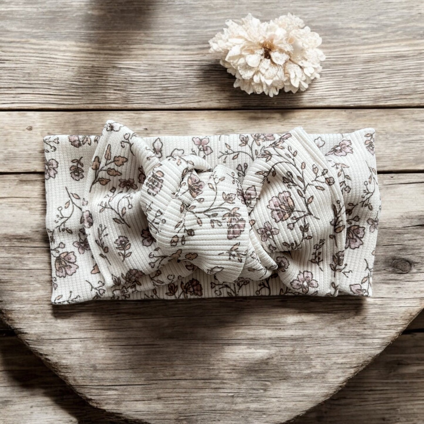 Headband RIB "Vintage Flower" - Siliblu Boutique & Atelier