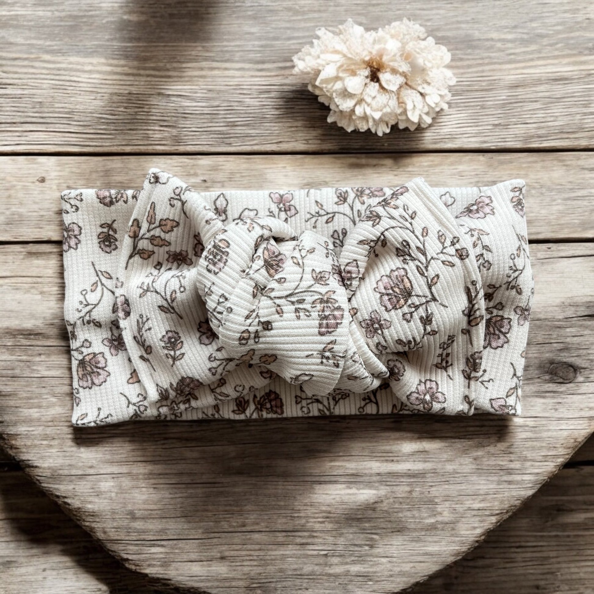 Headband RIB "Vintage Flower" - Siliblu Boutique & Atelier