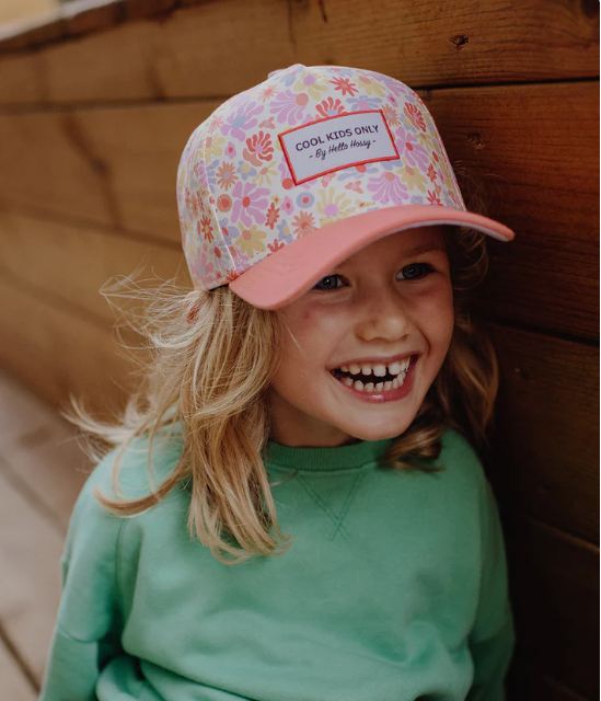 hello hossy Cap "Retro Flowers" - Siliblu Boutique &amp; Atelier