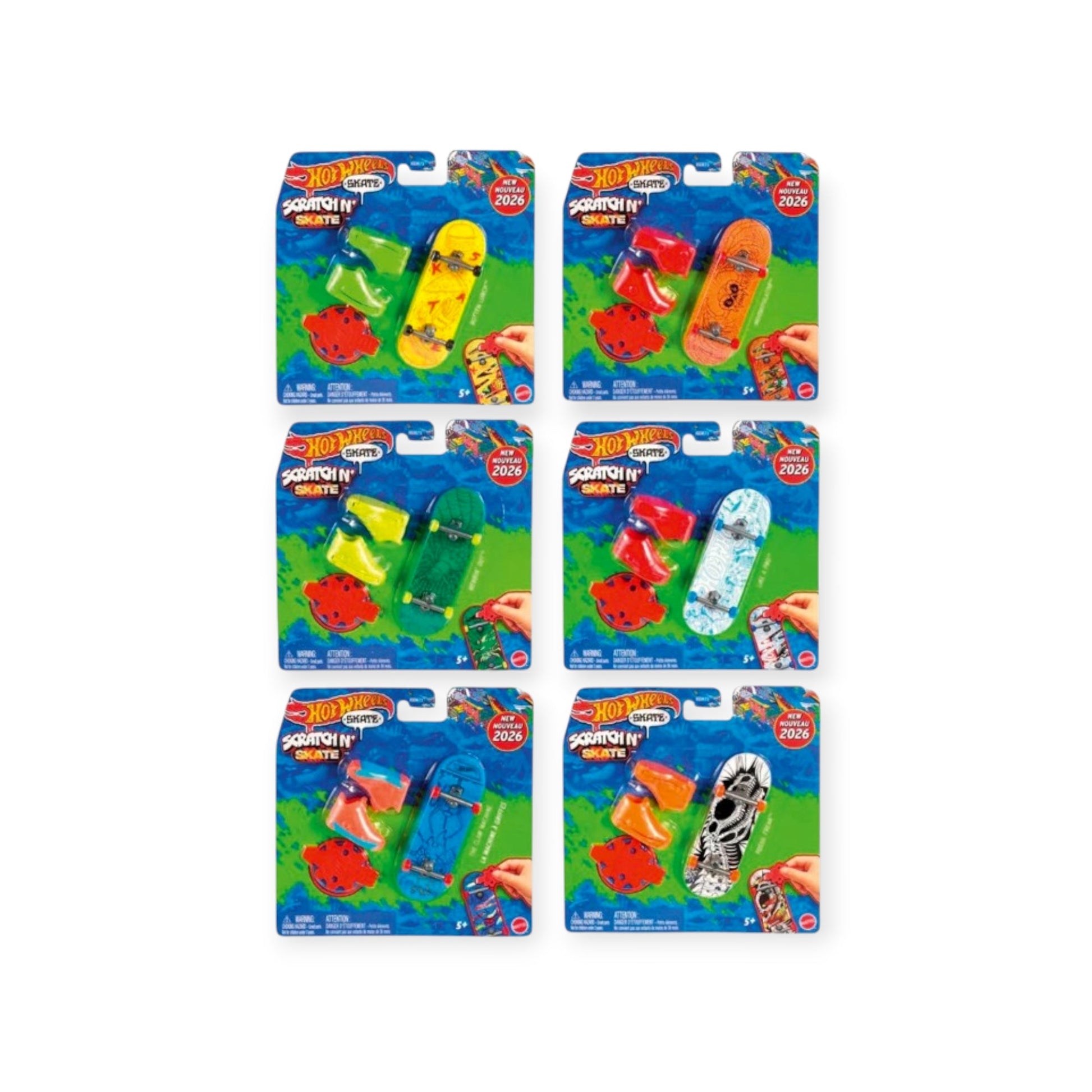 Hot Wheels Skate Scratch Board N' Skate 6-fach ass - Siliblu Boutique & Atelier